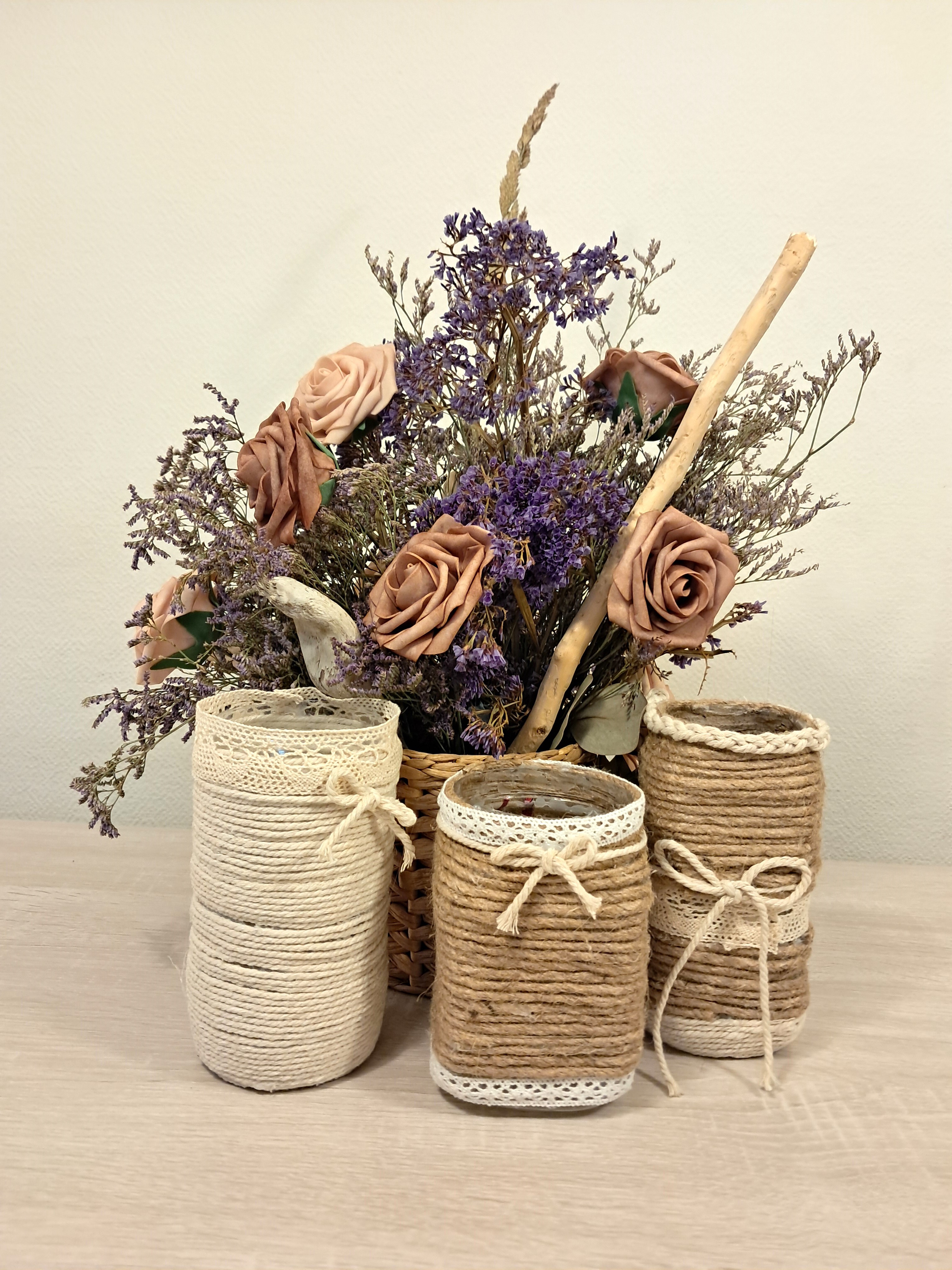 Bouquets avec pots